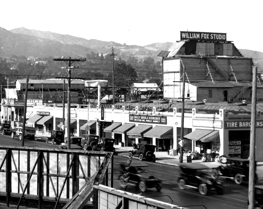 William Fox Studio 1926 Western Ave. and Sunset Blvd. view north wm.jpg